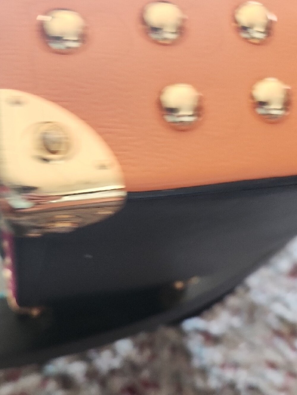 Limited Edition Metro City Black & Pink Mixed Leathers Structure Boston Handbag - Picture 6 of 14